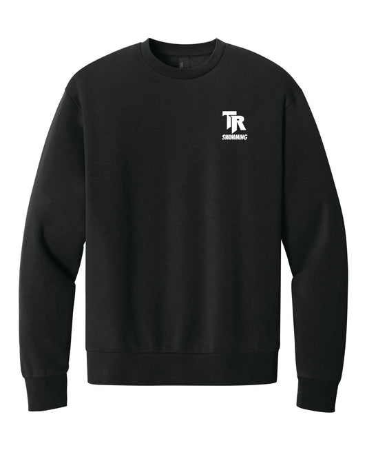Thunder Ridge Swimming - Embroidered - District® MelloFleece Crew - DT6704