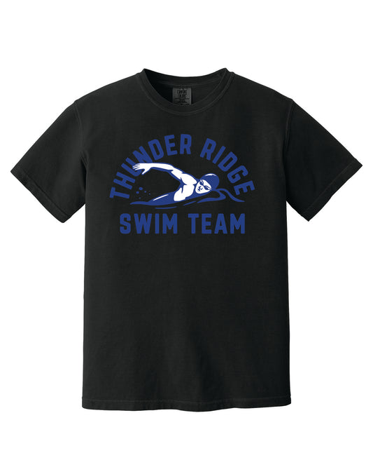 Thunder Ridge Swimming - Printed - Comfort Colors® Heavyweight Ring Spun Tee - 1717