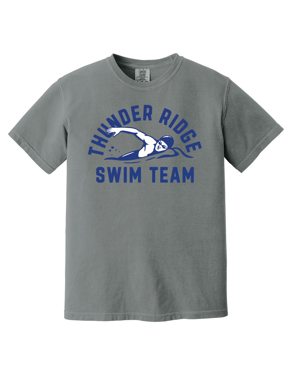 Thunder Ridge Swimming - Printed - Comfort Colors® Heavyweight Ring Spun Tee - 1717