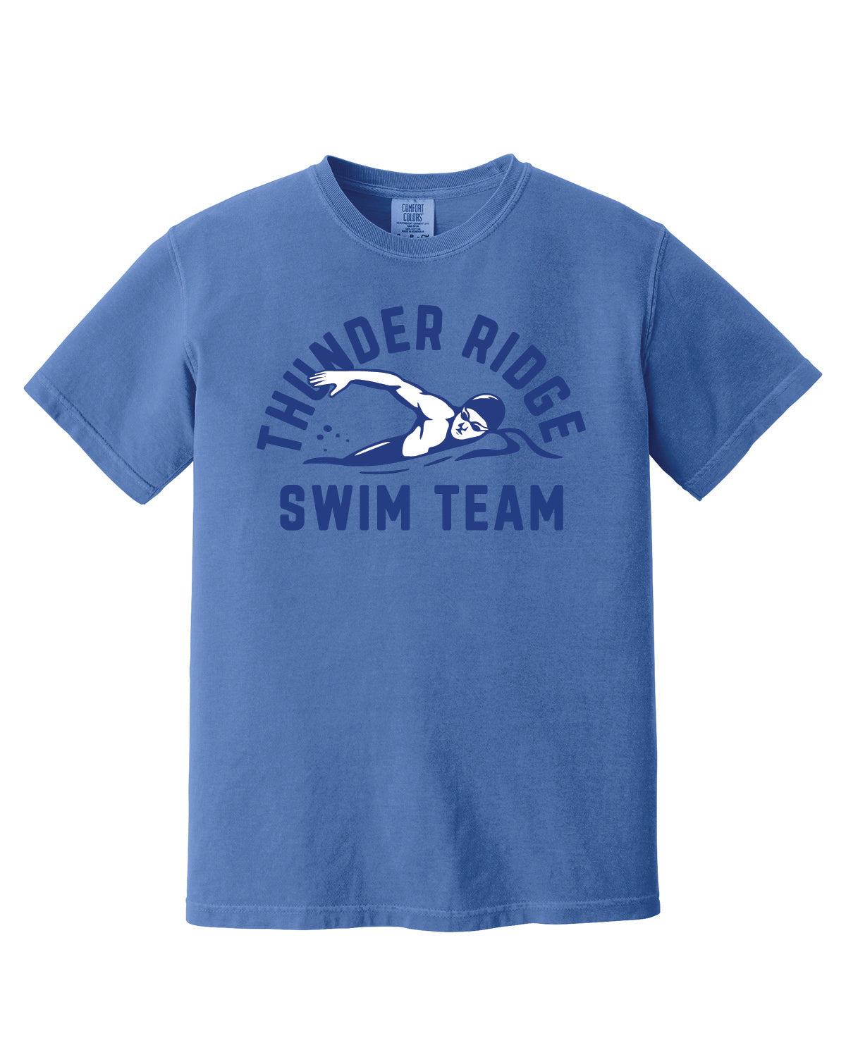 Thunder Ridge Swimming - Printed - Comfort Colors® Heavyweight Ring Spun Tee - 1717