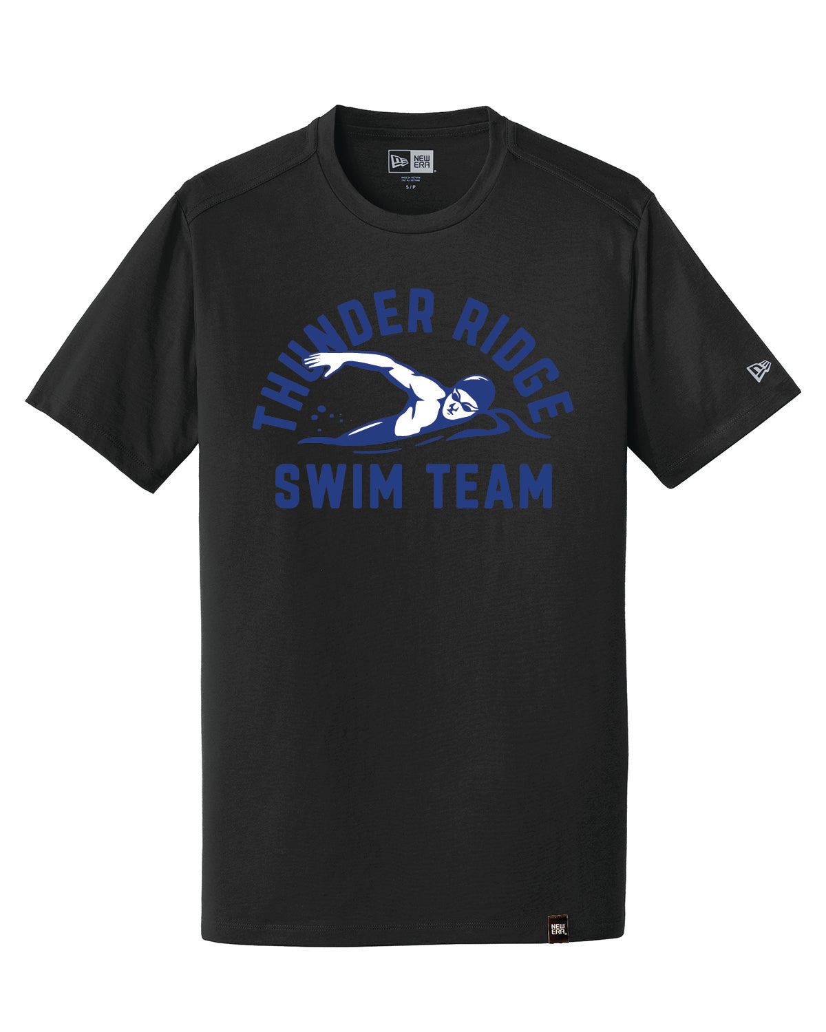 Thunder Ridge Swimming - Printed - New Era® Heritage Blend Crew Tee - NEA100