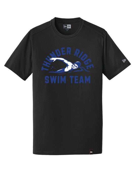 Thunder Ridge Swimming - Printed - New Era® Heritage Blend Crew Tee - NEA100