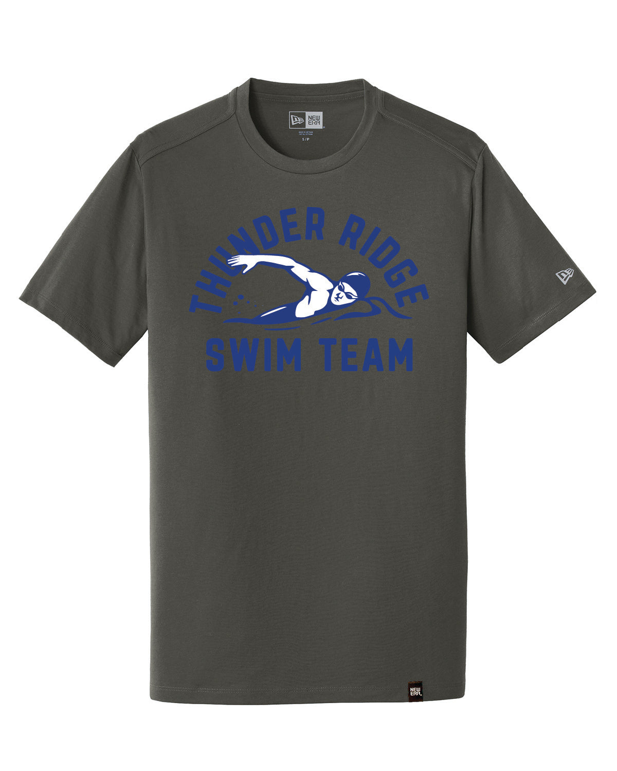 Thunder Ridge Swimming - Printed - New Era® Heritage Blend Crew Tee - NEA100