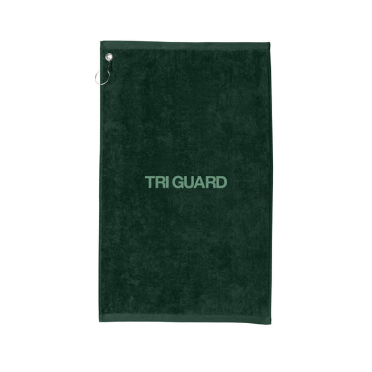 Tri Guard - Embroidered - TW51 Port Authority® Grommeted Golf Towel - Moss Thread