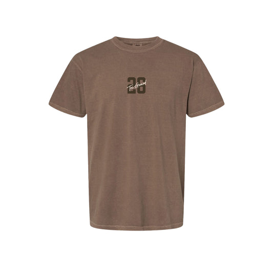 Tri Guard - Espresso Embroidered/Printed - 1717 Comfort Colors Tee