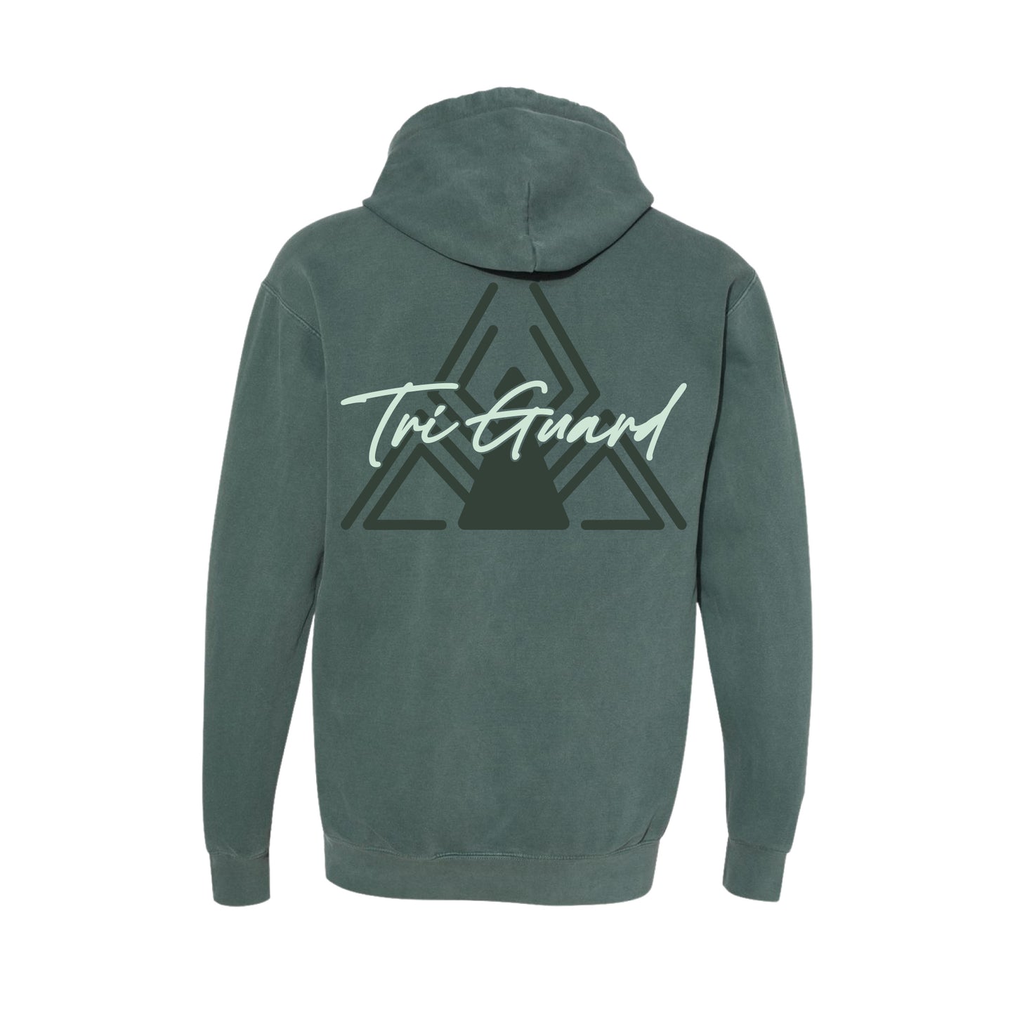Tri Guard - Embroidered/Printed - 1567 Comfort Colors Unisex Garment-Dyed Hooded Sweatshirt