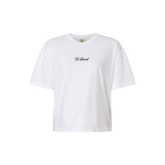 Tri Guard - White - 3023CL Comfort Colors Women's Garment-Dyed Heavyweight Boxy T-Shirt