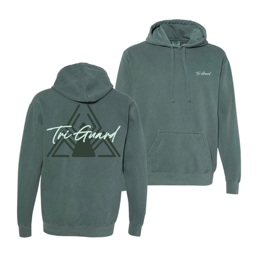 Tri Guard - Embroidered/Printed - 1567 Comfort Colors Unisex Garment-Dyed Hooded Sweatshirt