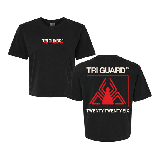 Tri Guard - Black - 3023CL Comfort Colors Women's Garment-Dyed Heavyweight Boxy T-Shirt
