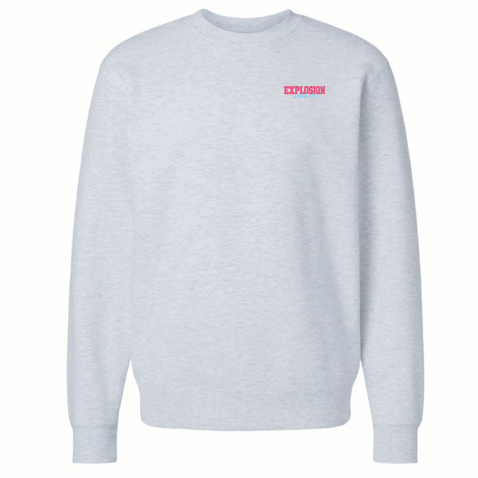 USA Explosion Softball - Independent Trading Co Crewneck - Explosion (on front) Explosion Softball (on back) - SS3000