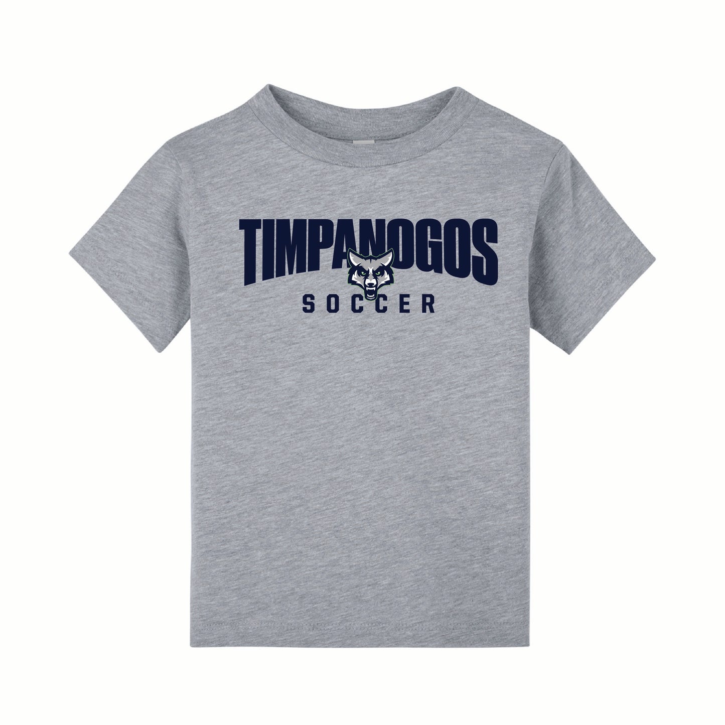 Timpanogos Soccer - Kids Bella Canvas Tee - Large Printed Logo