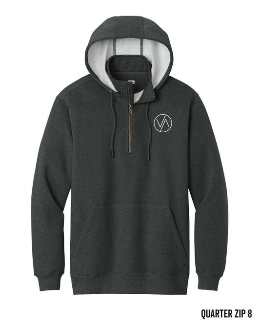CornerStone Tough Fleece 1/4-Zip Hoodie - CSF633