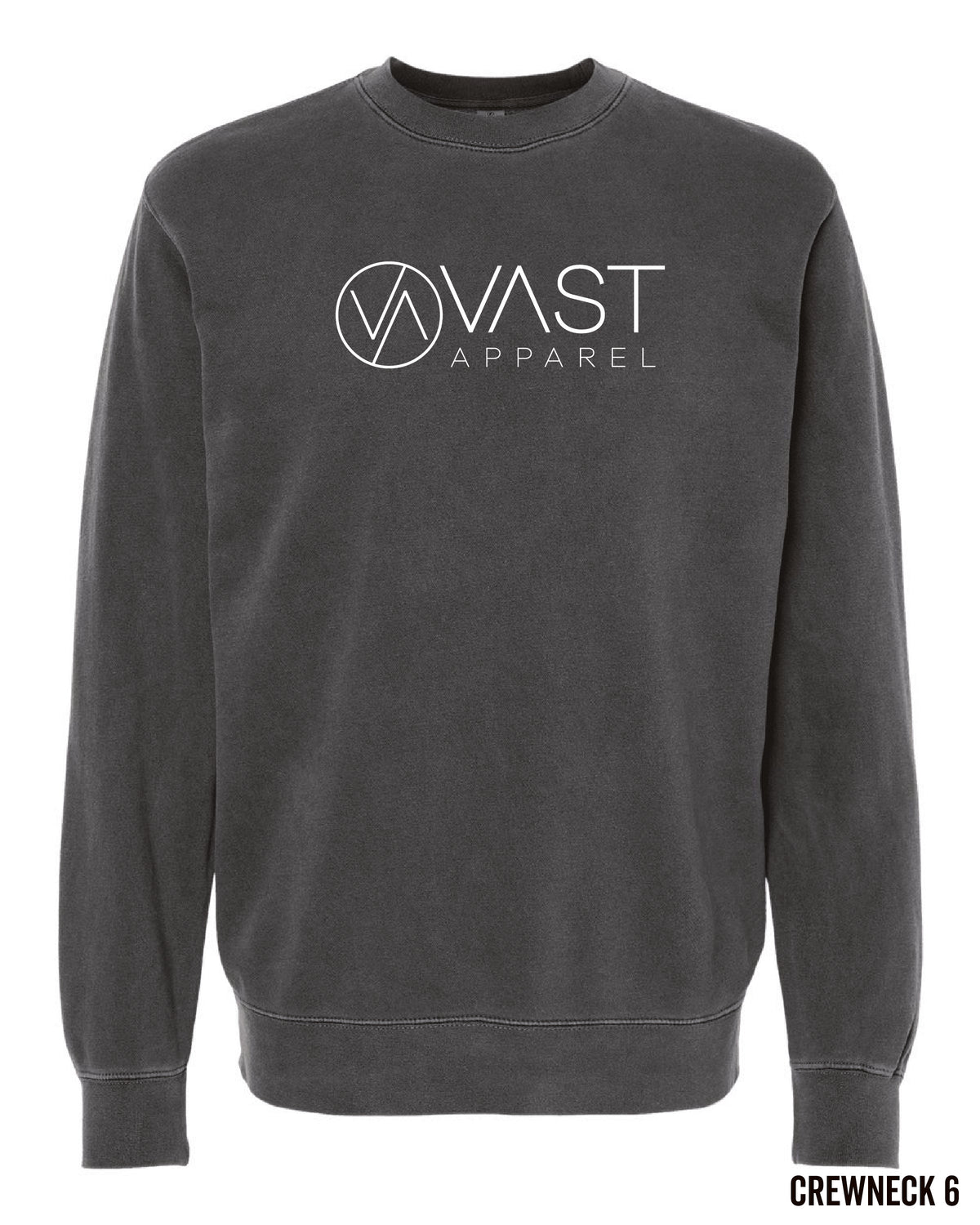 Independent Trading Midweight Pigment-Dyed Crewneck Sweatshirt - PRM3500