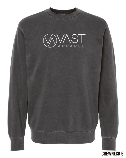 Independent Trading Midweight Pigment-Dyed Crewneck Sweatshirt - PRM3500