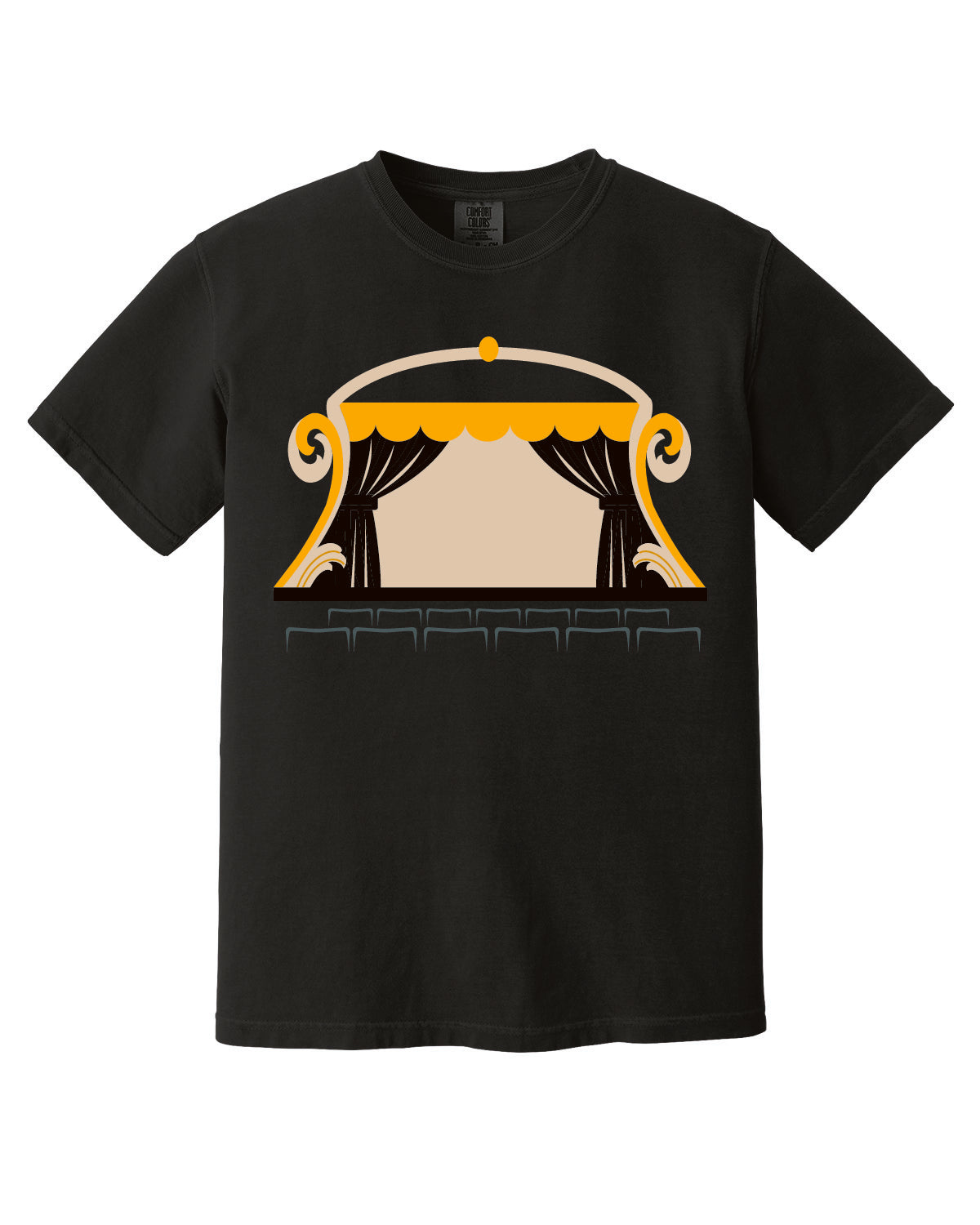 Experience the Arts - Printed Colonial Stage Design - Comfort Colors Tee - 1717