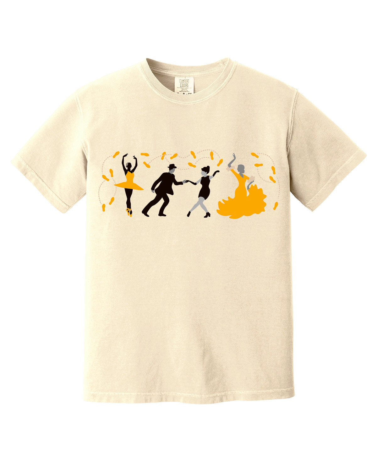 Experience the Arts - Printed Dancers Design - Comfort Colors Tee - 1717