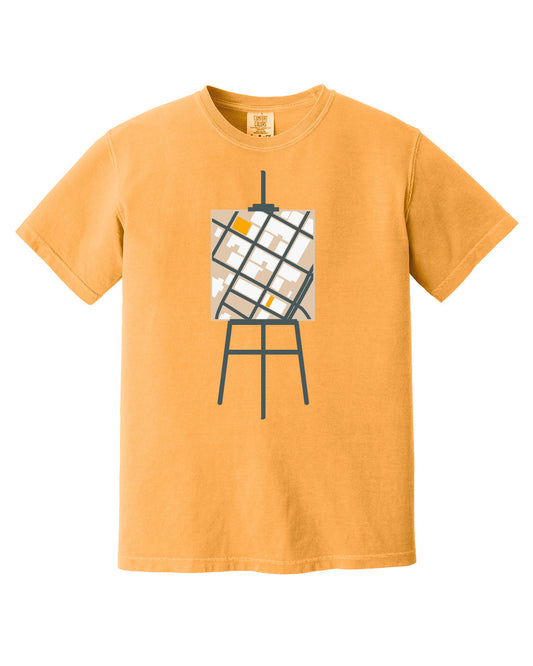 IFAC Youth Jam - Printed Downtown Map Easel Design - Comfort Colors Tee - 1717