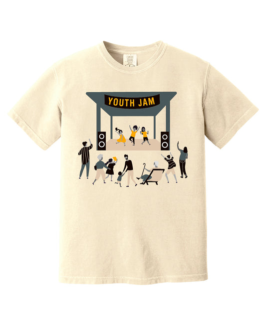 IFAC Youth Jam - Printed Youth Jam Design - Comfort Colors Tee - 1717