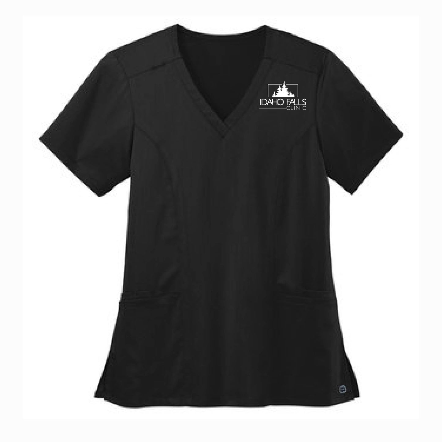 Idaho Falls Clinic (pocket) - PREMIUM Scrubs Women's Premiere Flex V-neck Top