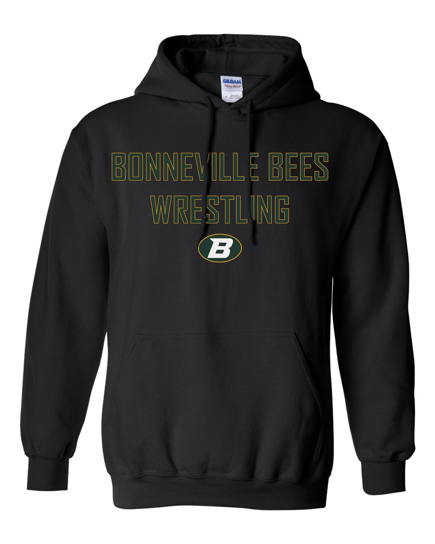 Bonneville Wrestling - Basic Fleece Hoodie