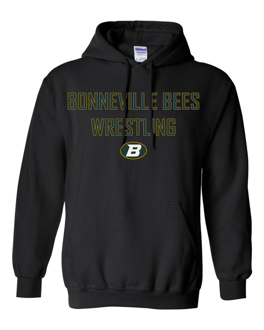 Bonneville Wrestling - Basic Fleece Hoodie