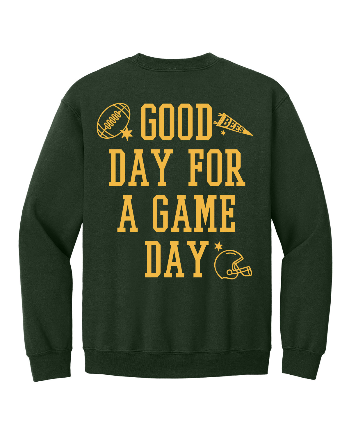 Bonneville High School x VAST Apparel - Basic Fleece Crewneck - Good Day For A Game Day