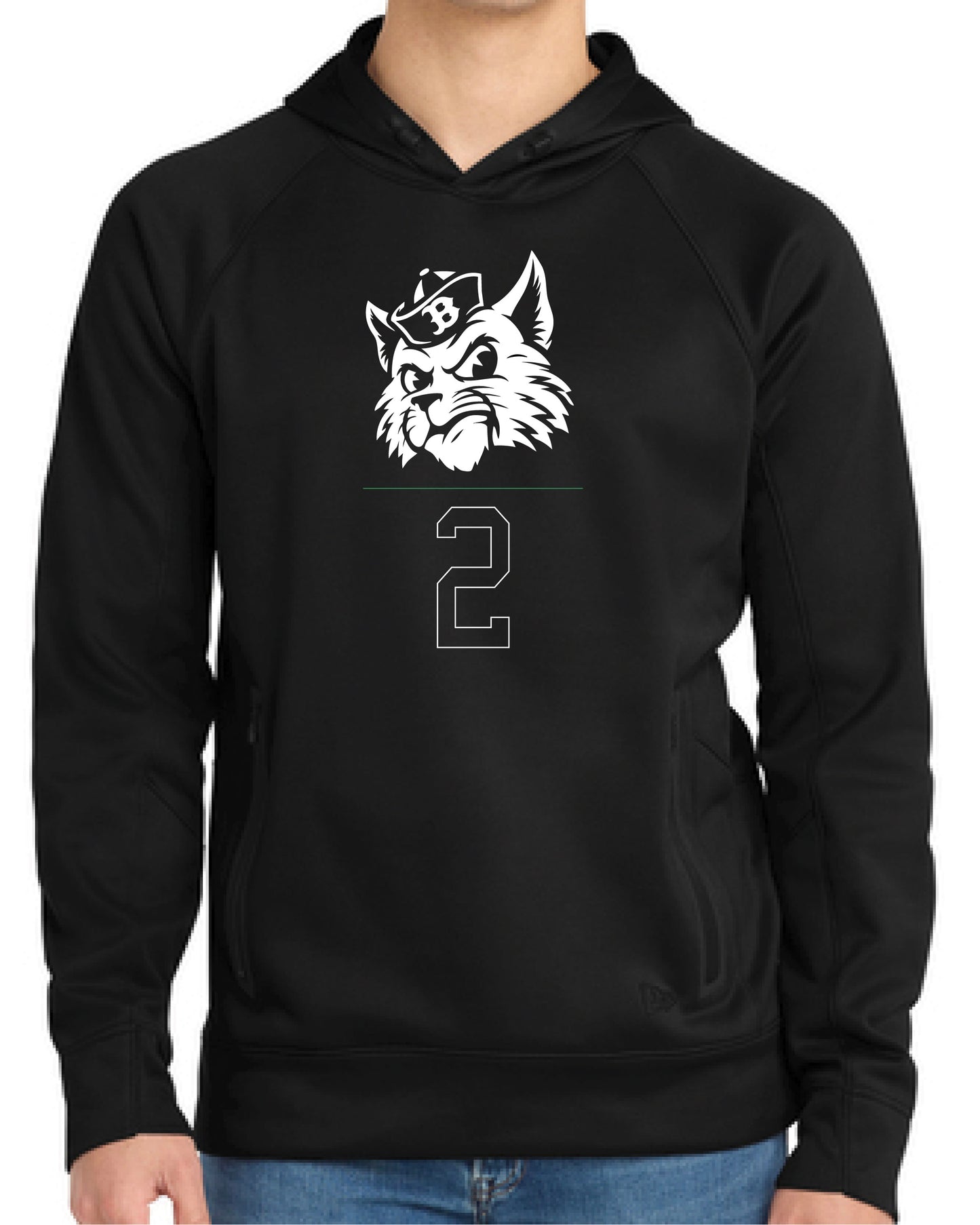 Burley High School Baseball - New Era® Venue Fleece Pullover Hoodie