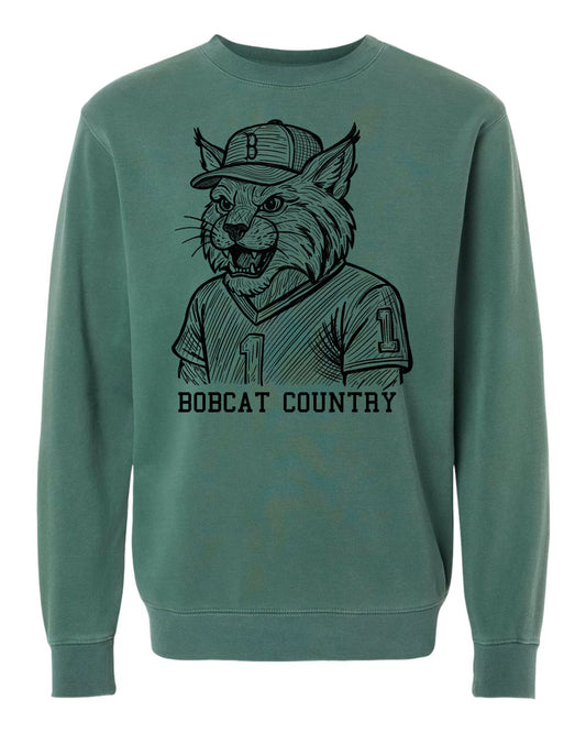 Burley High School - Pigment Crewneck - Alpine Green