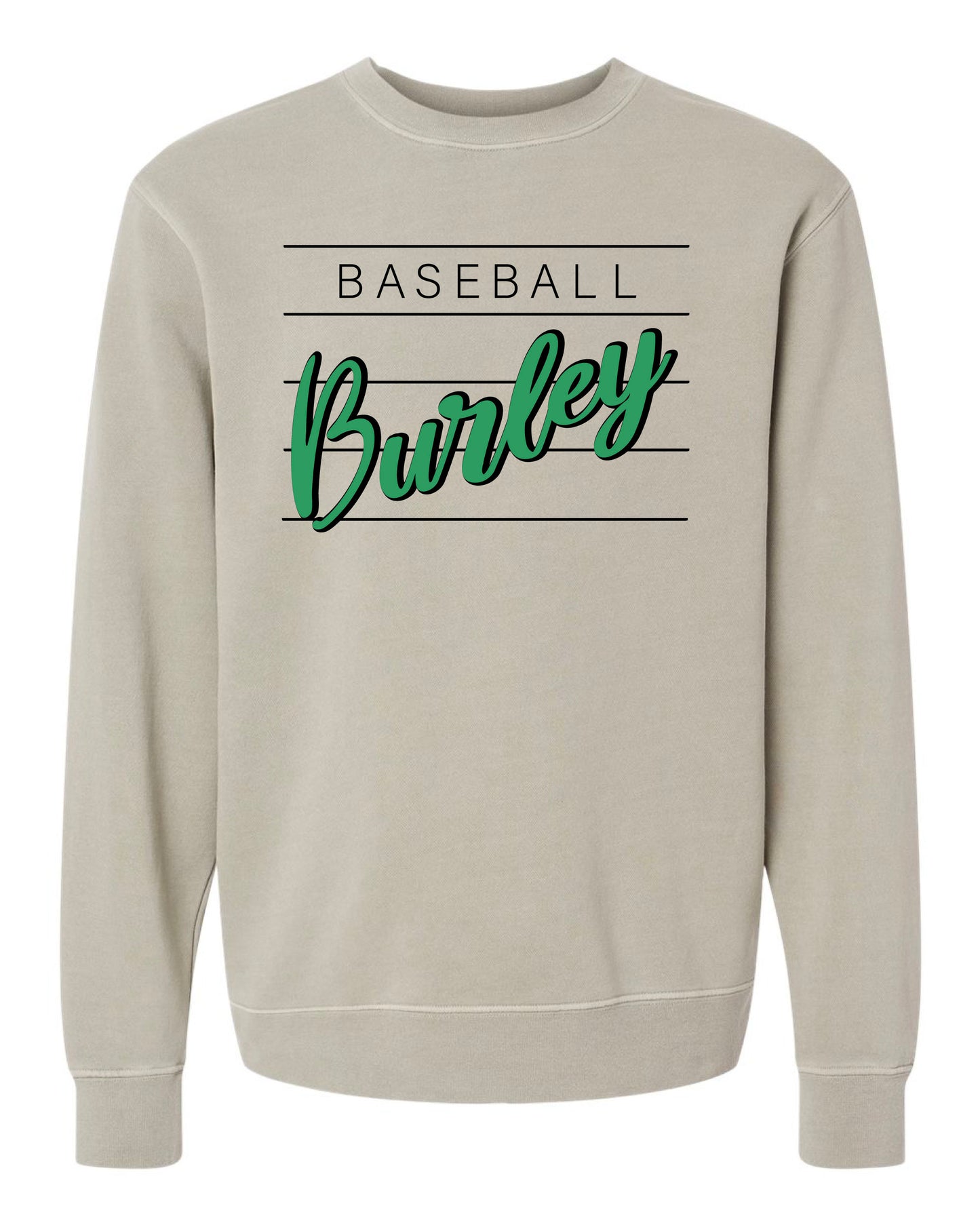 Burley High School - Pigment Crewneck - Cement