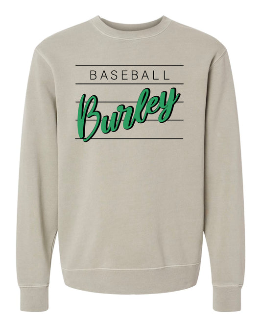 Burley High School - Pigment Crewneck - Cement