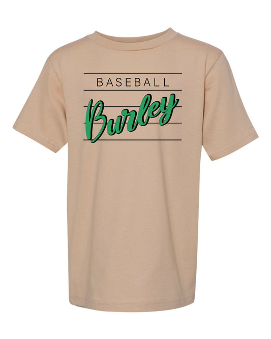 Burley High School Baseball - Next Level Youth Cotton T-Shirt