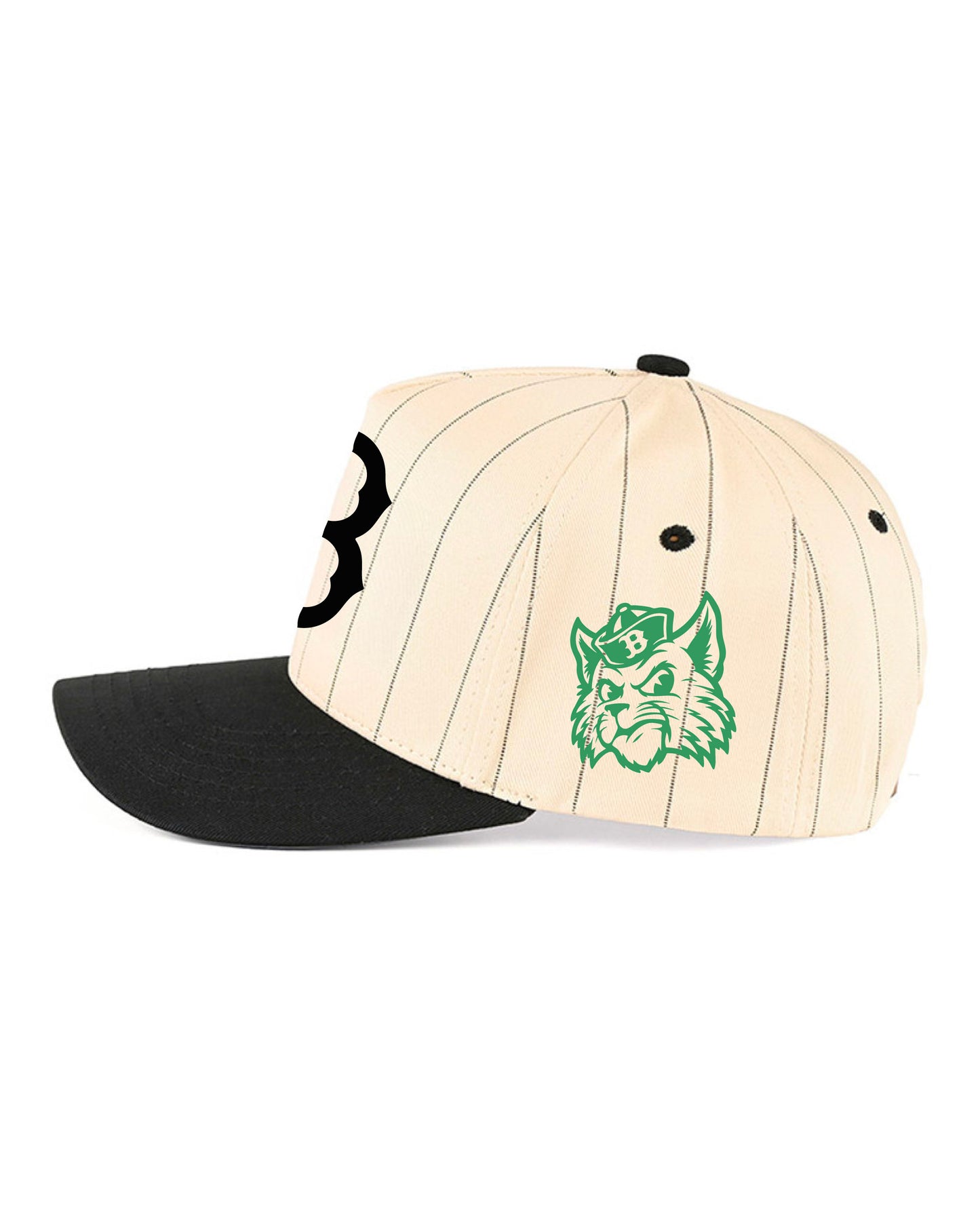 Burley High School Baseball - Two-Tone Pinstripe Canvas Trucker Hat