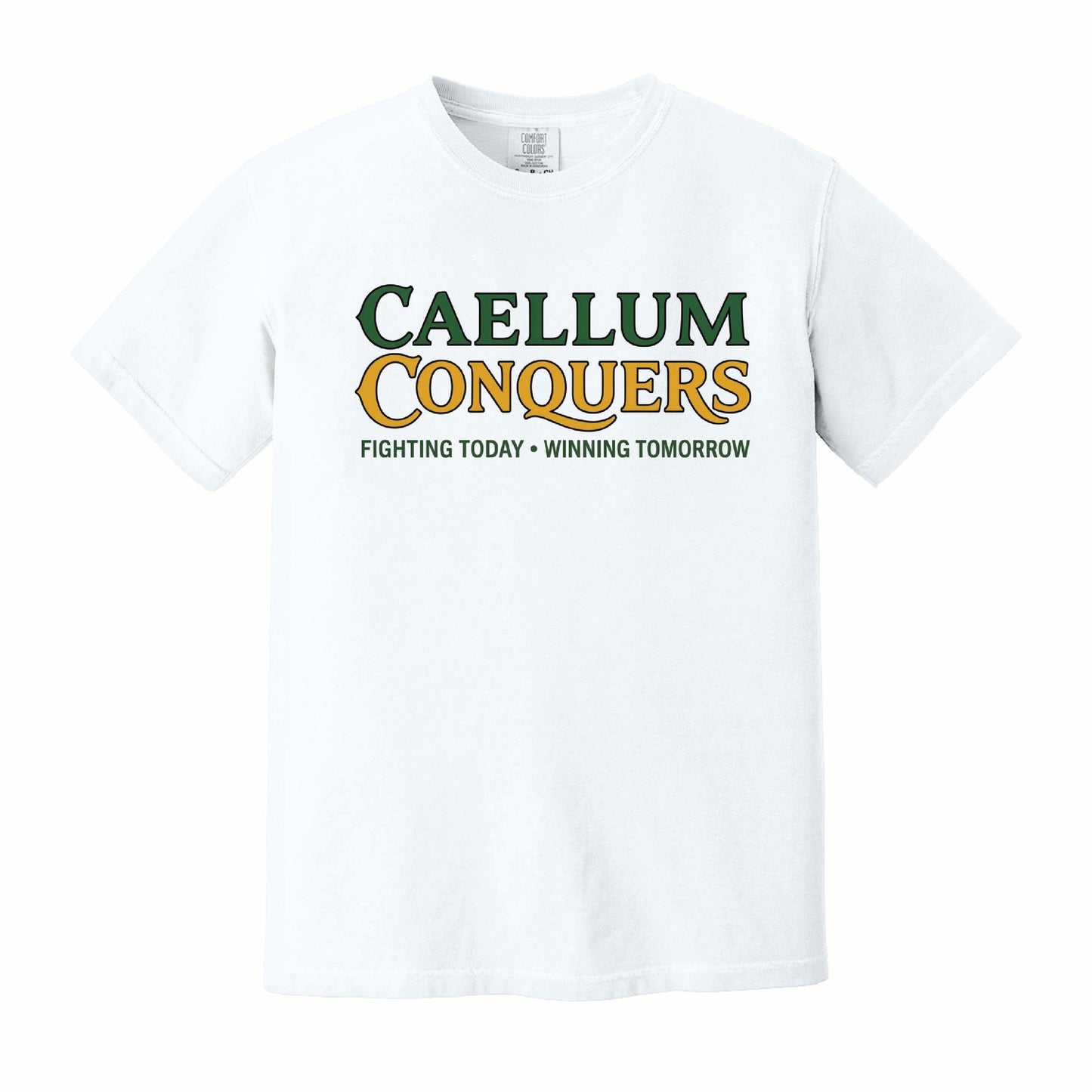 Calleum Conquers - Comfort Colors Short Sleeve Tee - 1717 - Front Design