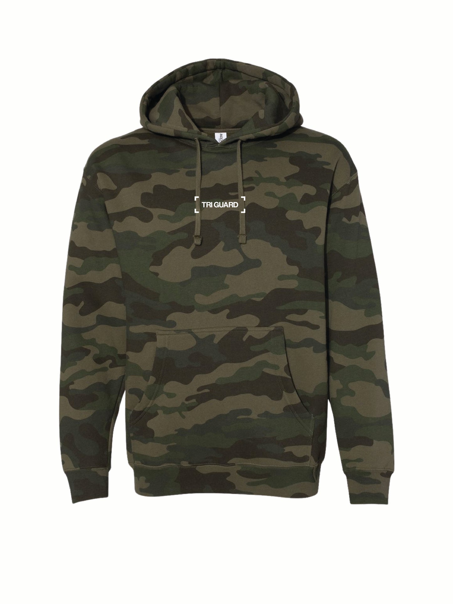 Tri Guard - Framed Tiny Caps - Forest Camo - Independent Trading Co. Hoodie