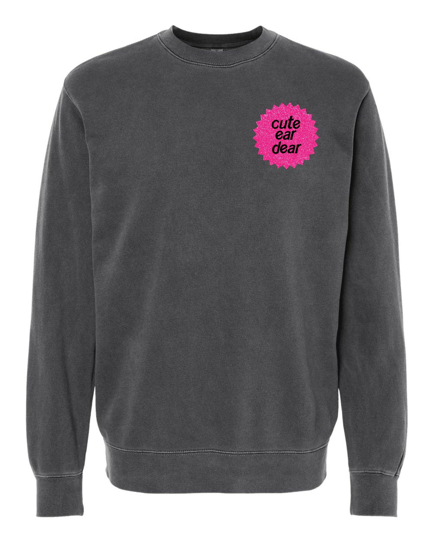 Drop Piercing - Cute Ear Dear (Barbie) - Pigment Crewneck