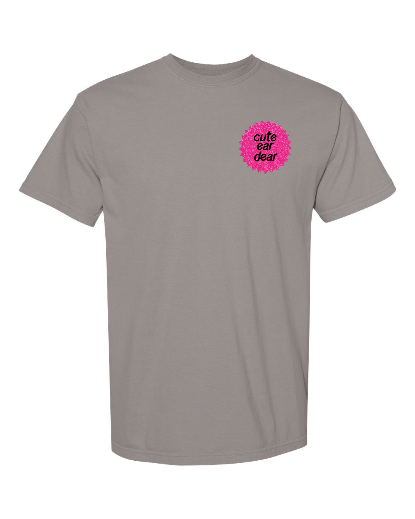 Drop Piercing - Cute Ear Dear (Barbie) - Comfort Colors Tee