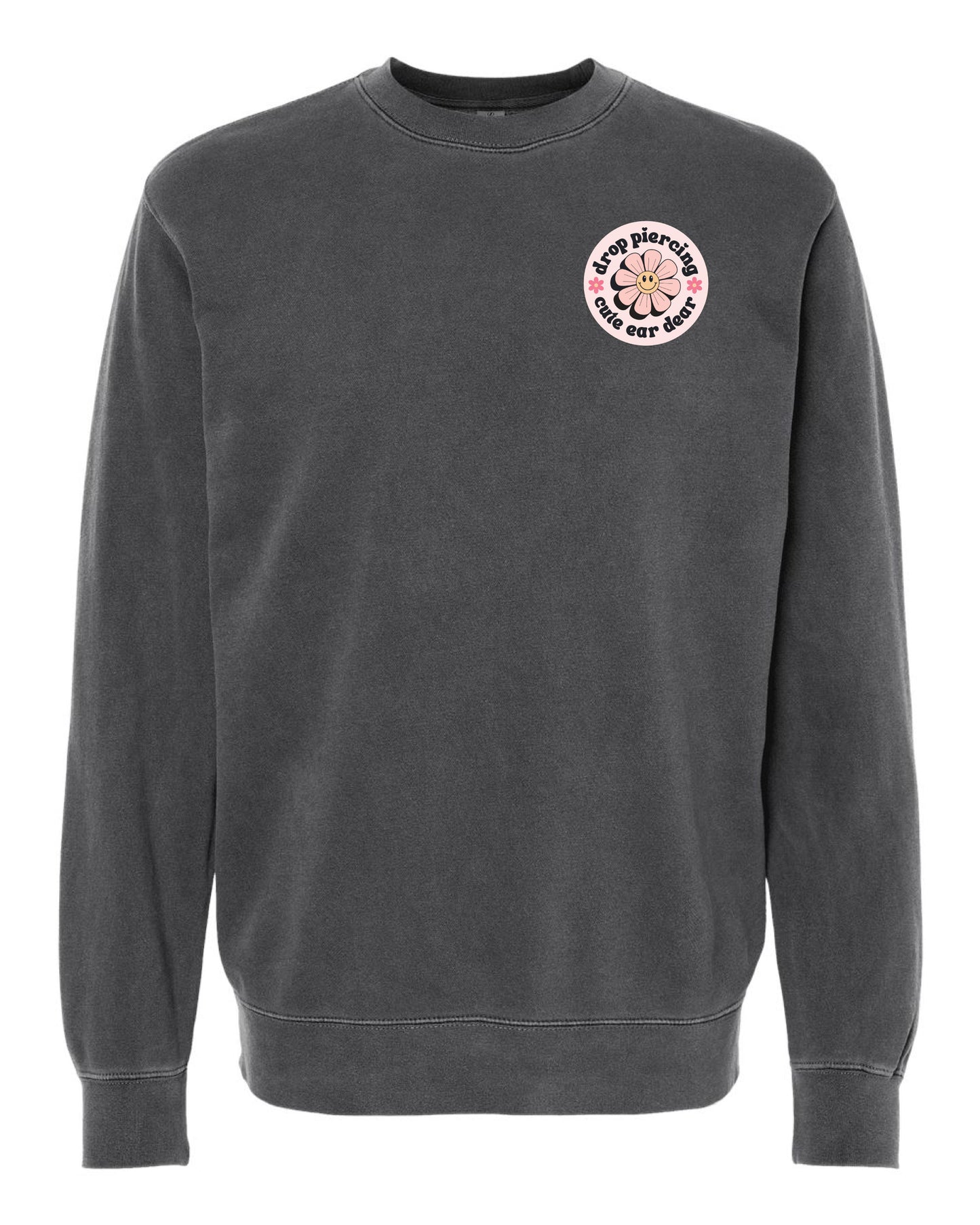 Drop Piercing - Logo - Pigment Crewneck