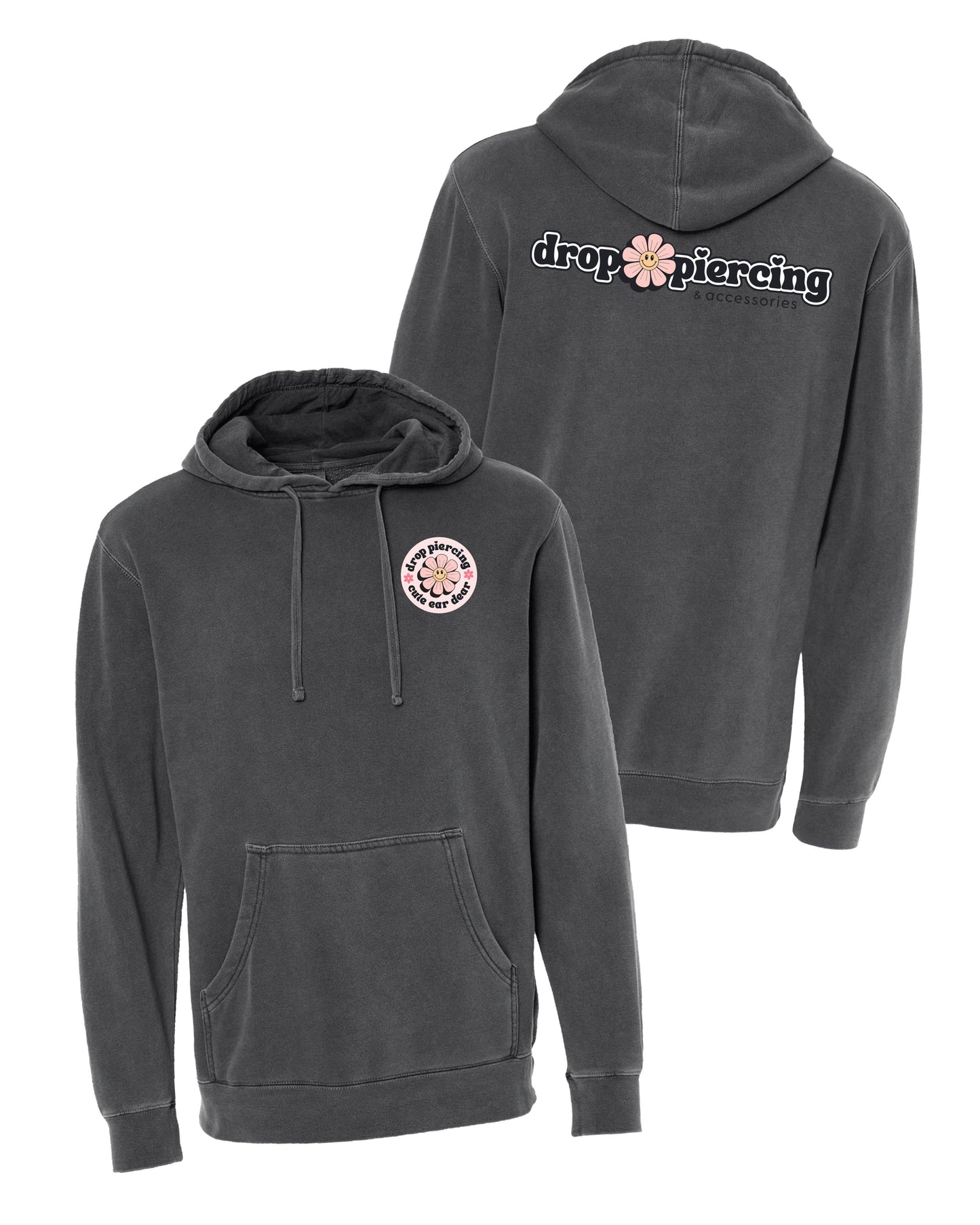 Drop Piercing - Logo - Pigment Hoodie