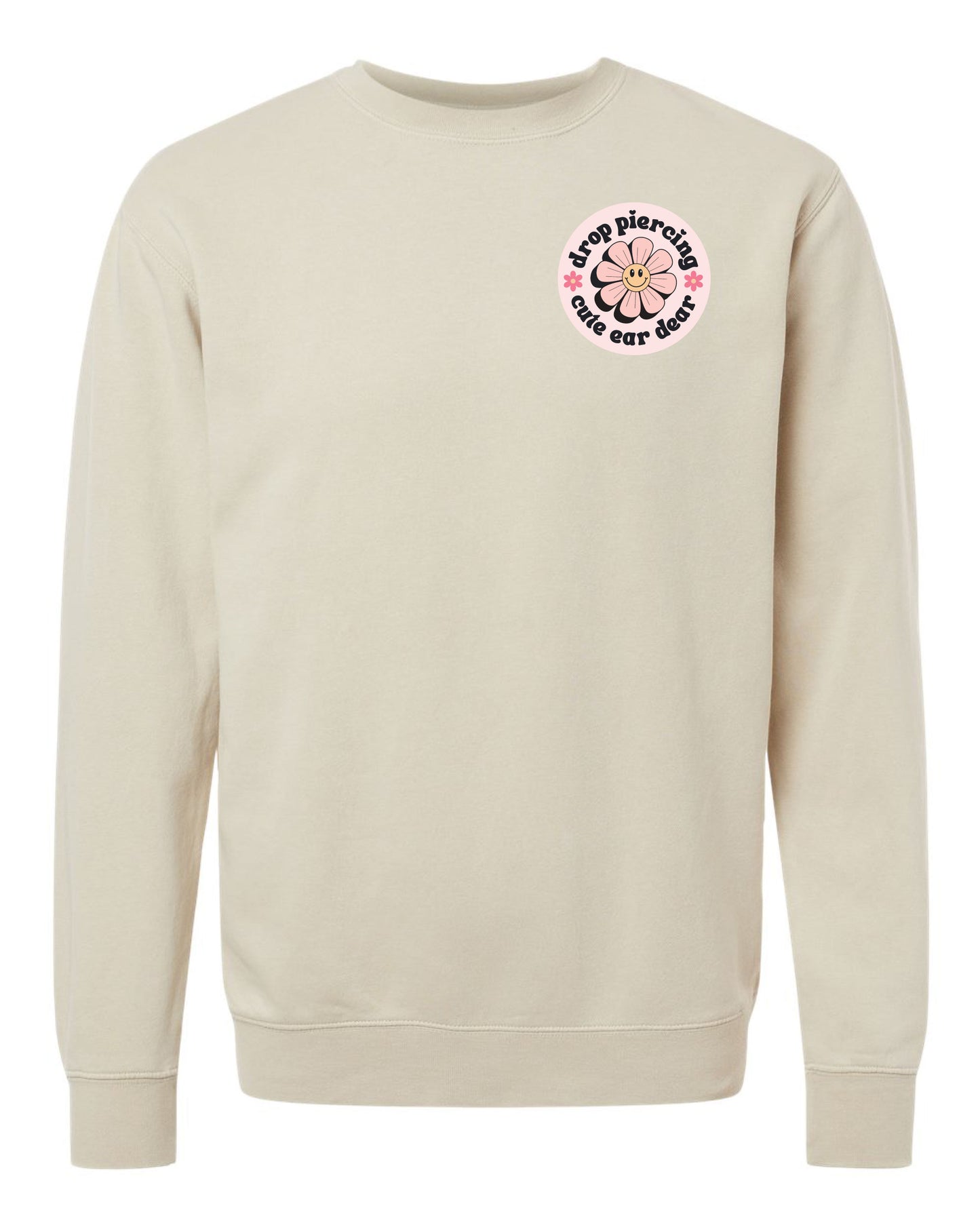 Drop Piercing - Logo - Pigment Crewneck