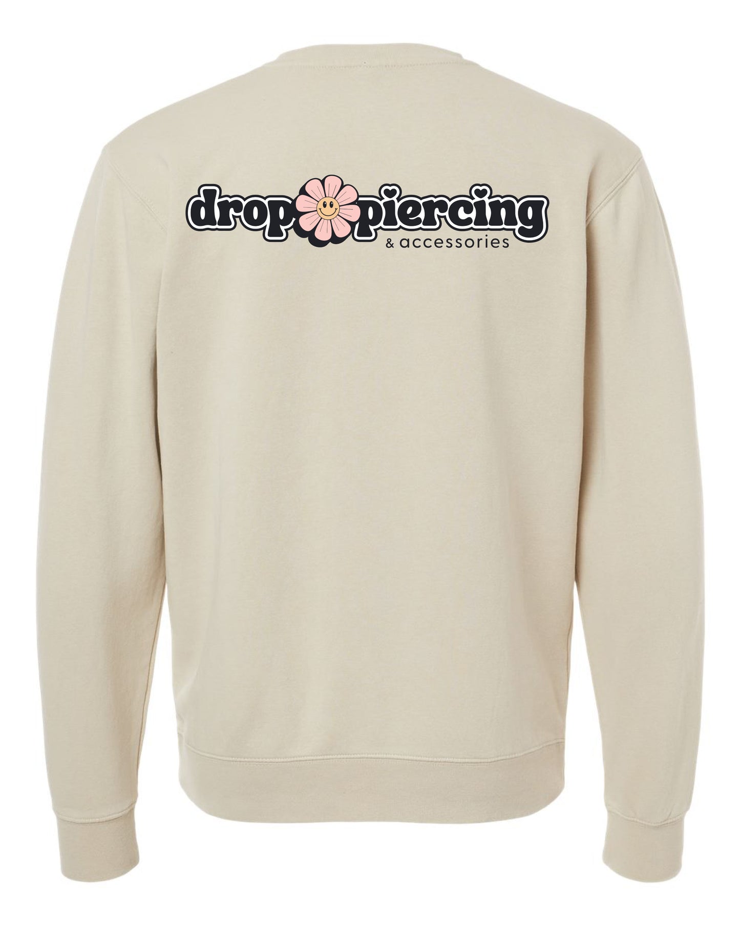 Drop Piercing - Logo - Pigment Crewneck