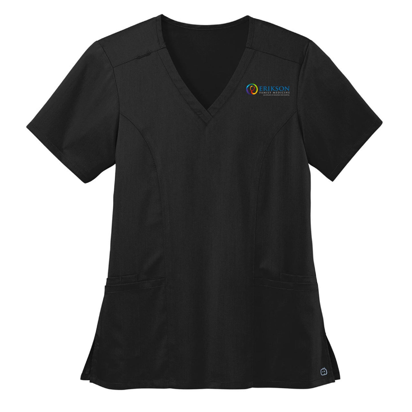 Brad Erikson Family Practice (pocket) - PREMIUM Scrubs Women's Premiere Flex V-neck Top