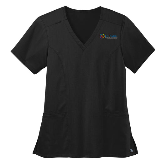 Brad Erikson Family Practice (pocket) - PREMIUM Scrubs Women's Premiere Flex V-neck Top