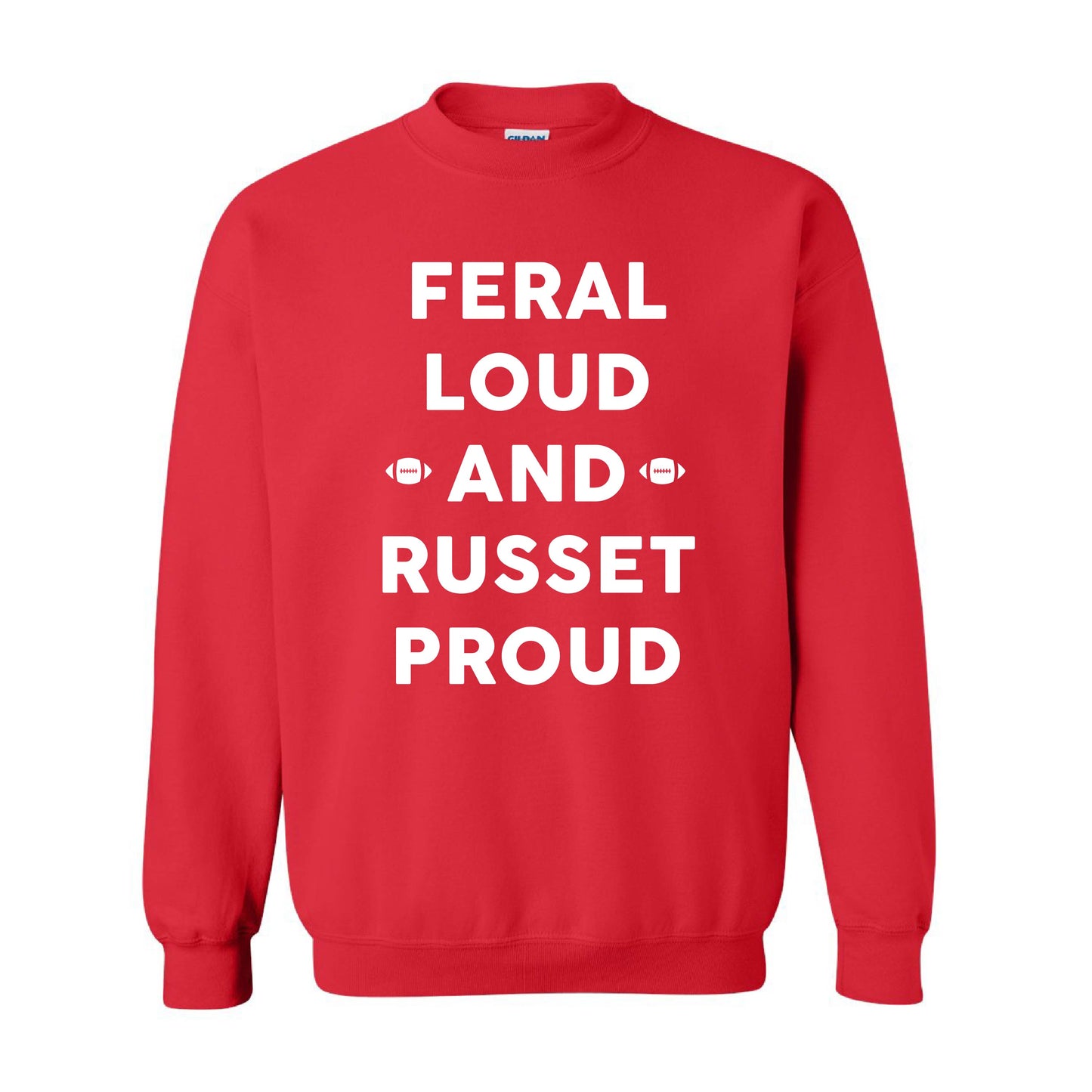 Shelley Russets - Feral Loud and Russet Proud - Red Basic Fleece