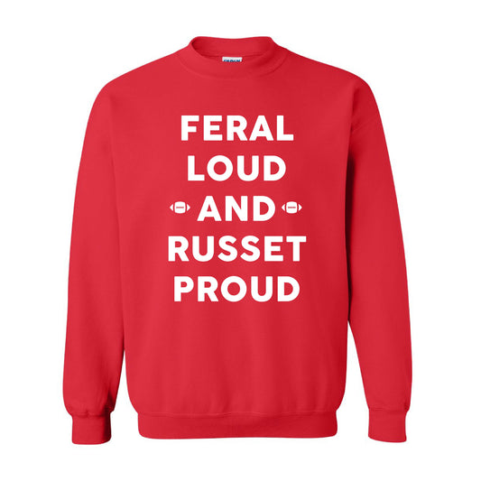 Shelley Russets - Feral Loud and Russet Proud - Red Basic Fleece