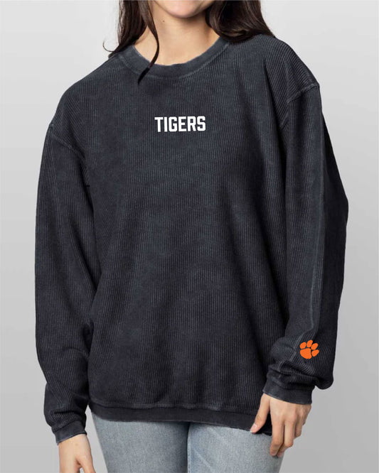Idaho Falls Baseball - Embroidered - Chicka-D Corded Crew Sweatshirt
