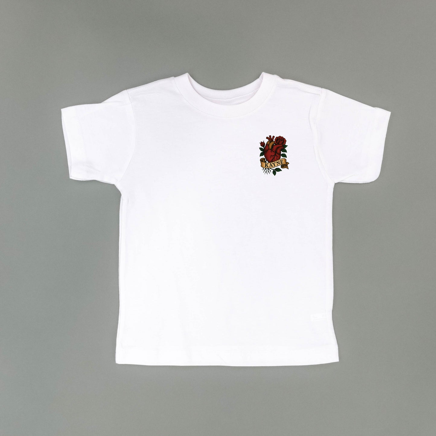 Kayne Strong - With Rose - Child Bella Canvas Tee