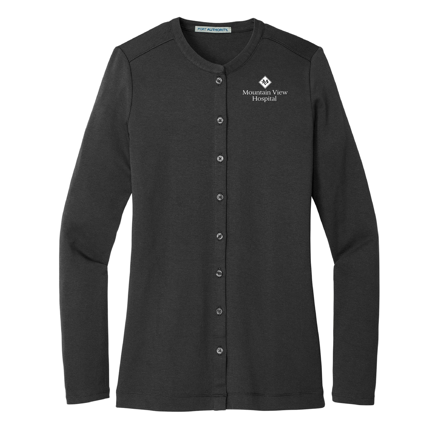 Mountain View Hospital - Women's Stretch Button-Front Cardigan