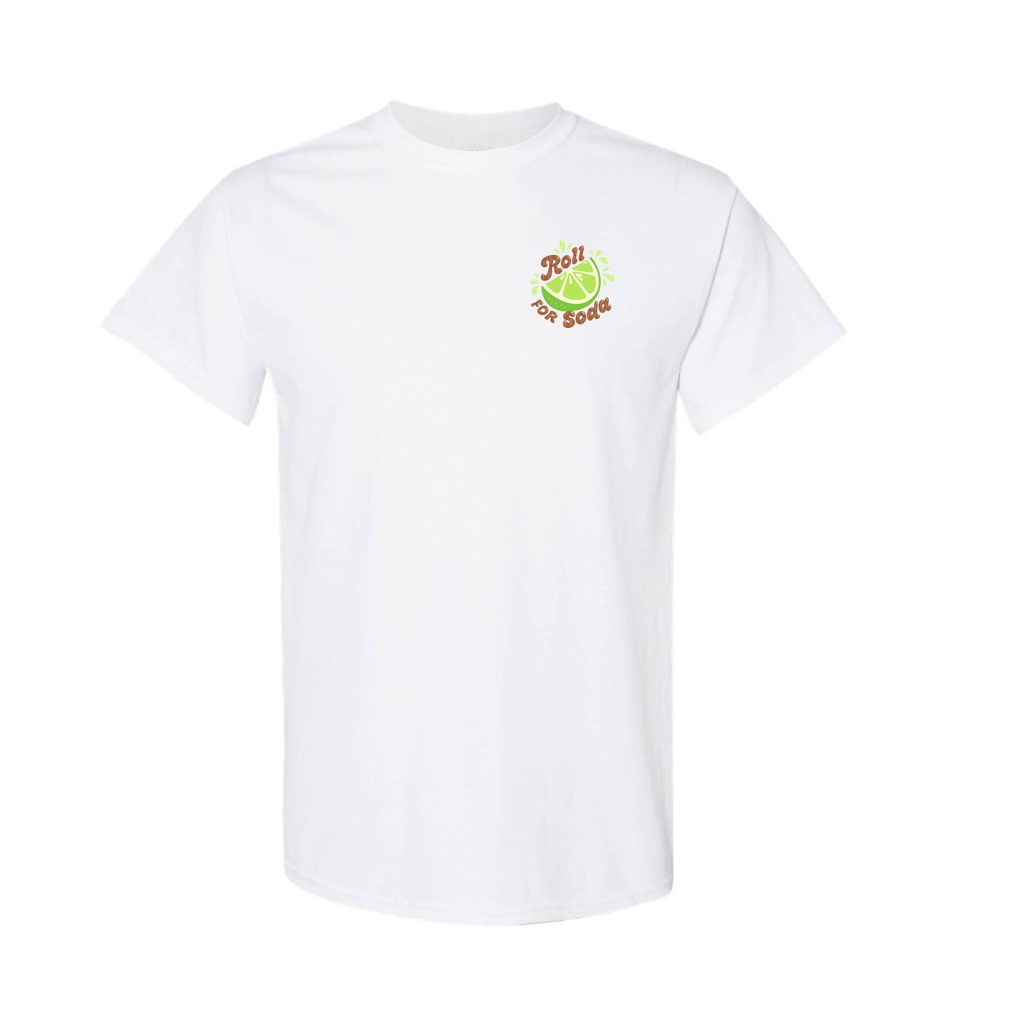 Roll For Soda - Lime - Gildan Tee