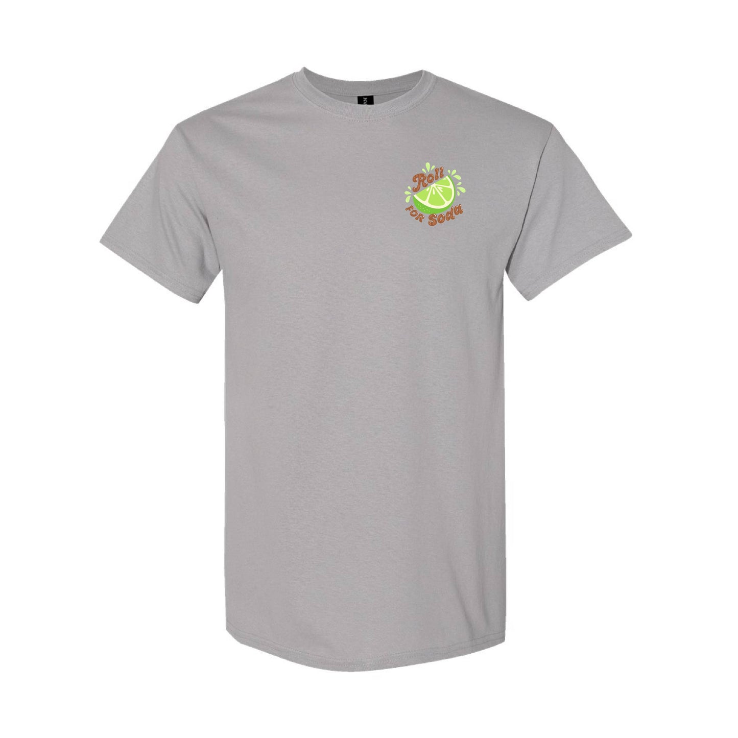 Roll For Soda - Lime - Gildan Tee