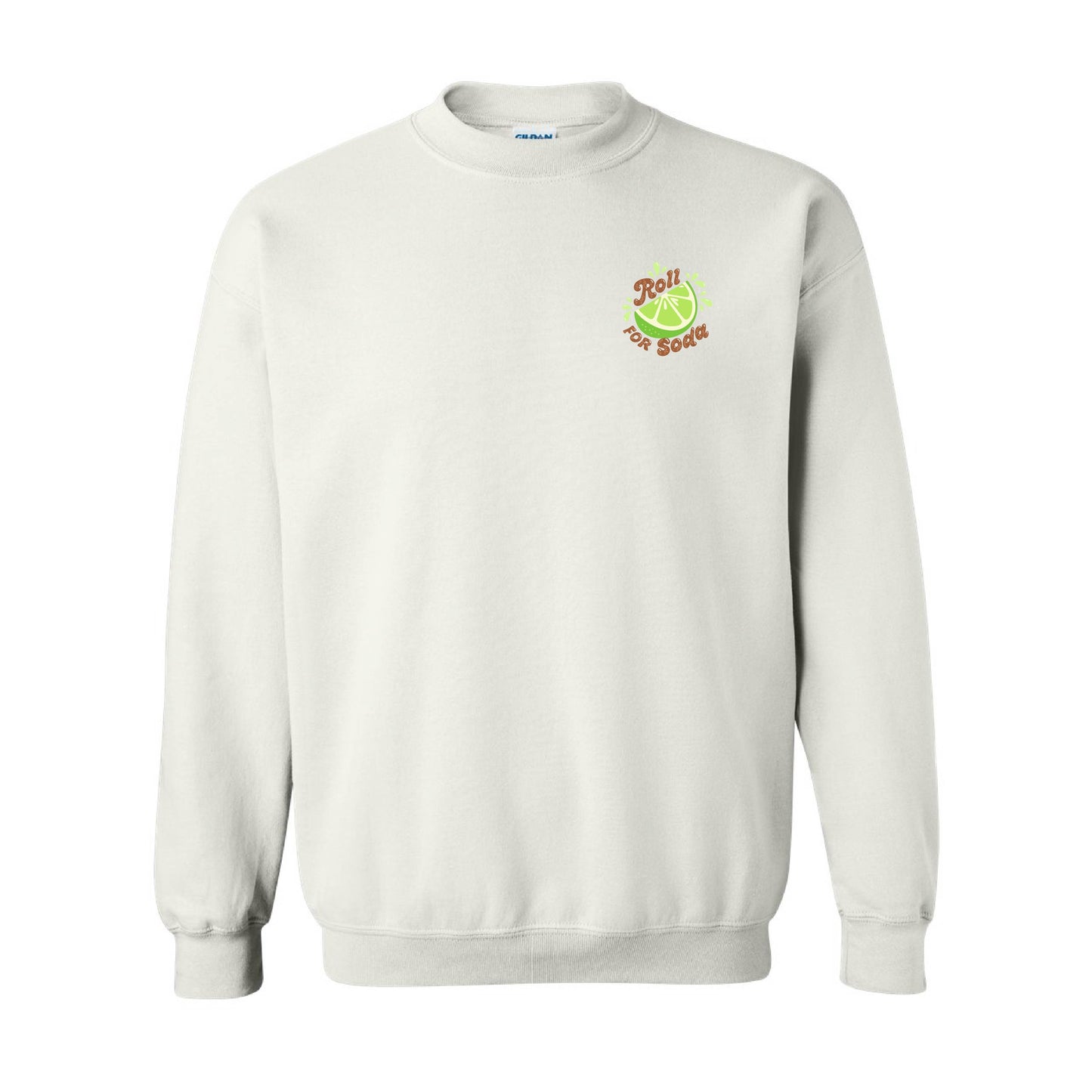 Roll For Soda - Lime - BASIC Fleece Crewneck